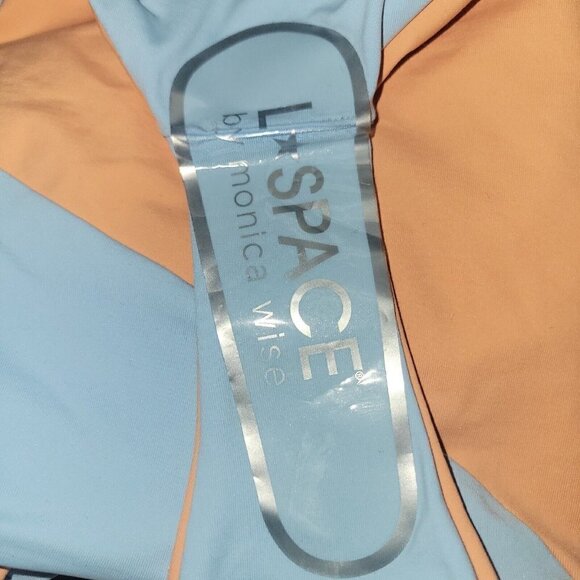 L*SPACE Reversible Dani Full String Bikini Swim Bottom. Size Large.  NWT $88. - Picture 4 of 5